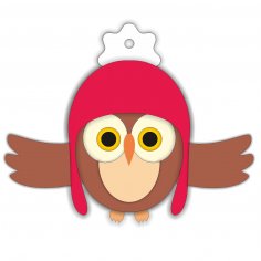 Laser Cut Flapping Owl Toy Free Vector