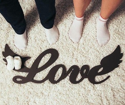 Laser Cut Love Wings Decor Love Sign PDF File