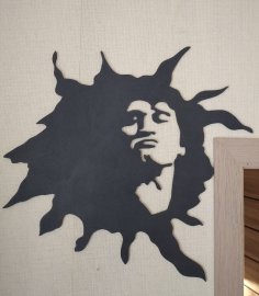 Laser Cut Viktor Tsoi Sticker Free Vector