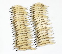 Laser Cut Feather Quill Pen Qalam Peacock Feather Pen Free Vector