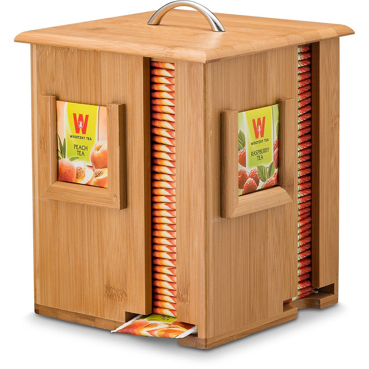 Laser Cut Tea Box Storage Sugar Bag Organizer Free Vector