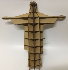 Laser Cut Christ The Redeemer 3D Model Free Vector
